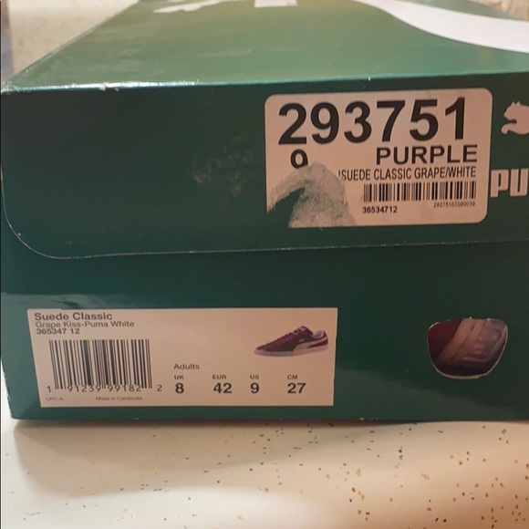 Purple Pumas Suede Classic - Picture 6 of 6